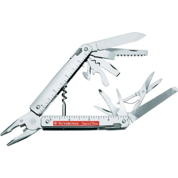 SwissTool Plus I multifunktionsverktyg - Victorinox - 39 funktioner - Rostfritt stål färg Rostfritt stål