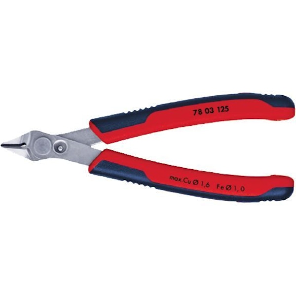 KNIPEX elektronisk precisionsskärtång - modell 7803 - Röd - 2mm