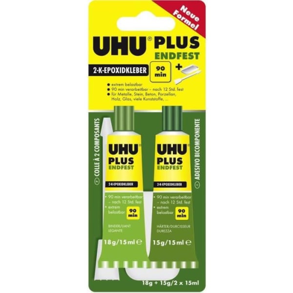 2-komponent lim PLUS Endfest UHU 45670,7 33 g
