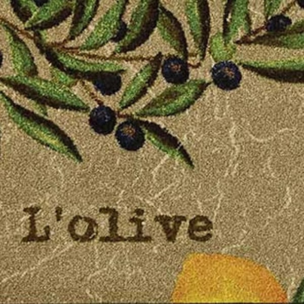 Dörrmatta - 60x180 cm - LE CITRON TX Brun - Polyamid - Tvättbar i 30° - EN KÄRLEK TILL MATTOR kastanj