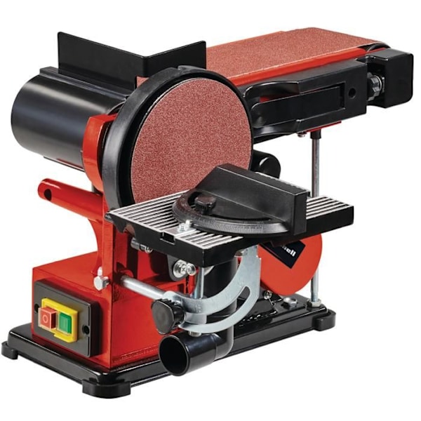 Einhell Stående slips TC-US 380 (380 W) Levereras med 1 slipband K80 och 1 slipskiva K80 Röd