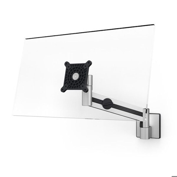 Stödvägg för monitor - DURABLE - 509023 - Roterbart flexibelt arm 360° - VESA-skärmar 21-27" - Silver