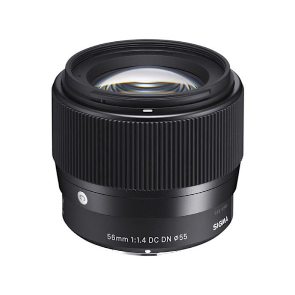 Sigma 56mm F1.4 DC DN-objektiv för Sony E - Teleobjektiv med fokus på 0,5 m - Filterdiameter 5,5 cm