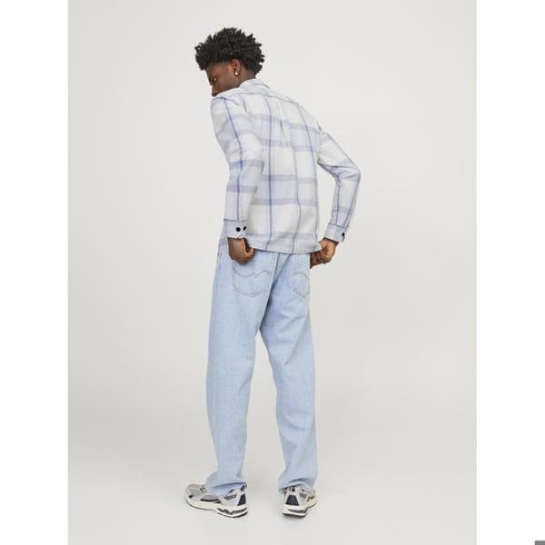 Jack & Jones Croy Spring Check långärmad skjorta skyway S