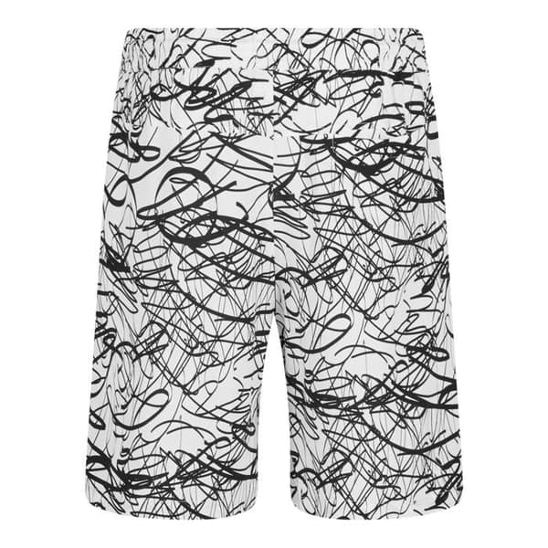 Kort Urban Classics Viskos AOP Resort vitkludd S