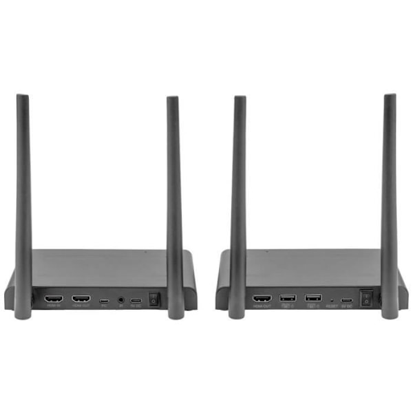 Digitus DS-55328 HDMI trådlös överföringsset 150 m 3840 x 2160 Pixel Multi Viewer 4x, digital whiteboard-funktion