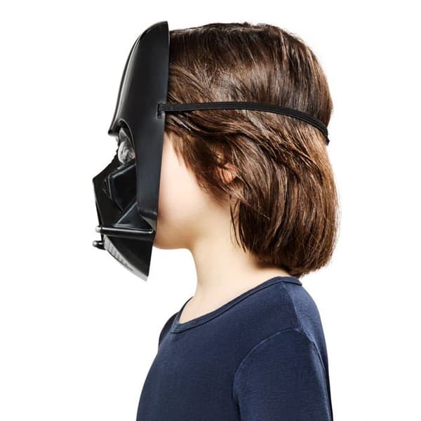 Darth Vader PVC Mask - RUBIER - Star Wars - För barn - Svart