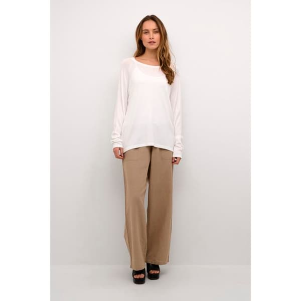 Pullover dam CULTURE Annemarie Solid vår gardenia M