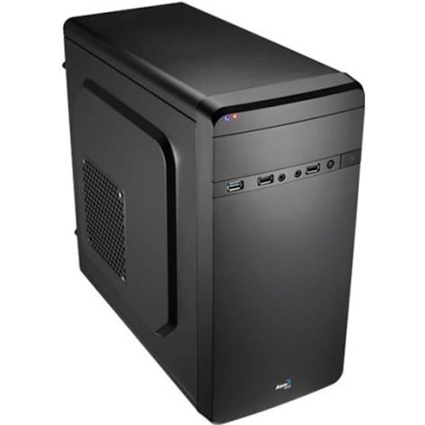 AeroCool PGS Q the Compact Series QS-180 - Minitorn - mikro ATX - ingen strömförsörjning (ATX - PS-2) - USB-ljud
