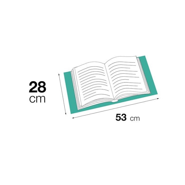Skyddsmapp - skyddsbok Apli - 16955 - Förpackning med 5 skyddsmappar i polypropen 28 x 53 cm 75 mikron