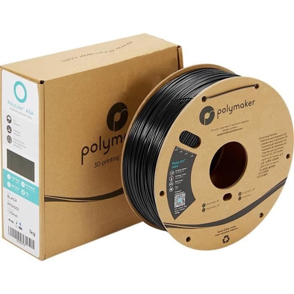Polymaker PF01001 PolyLite ASA Filament UV-beständig, väderbeständig, värmebeständig 1,75 mm 1000