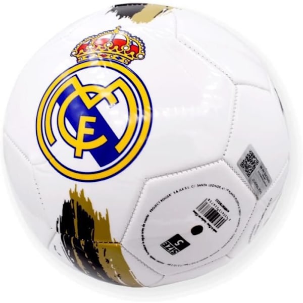 Ballong Real Madrid Emblem Färg - Storlek 5