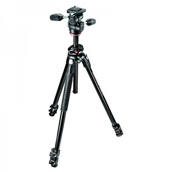 Stativsats 290 Dubbel 90° + kulhuvud MH804-3W - MANFROTTO - MK290DUA3-3W - Aluminium - 4 kg