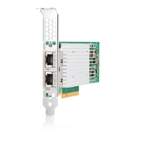Hewlett Packard Enterprise Ethernet 10 Gb 2-portar 521T, internt, trådbundet, PCI-E, Ethernet, 20000 Mbit-s