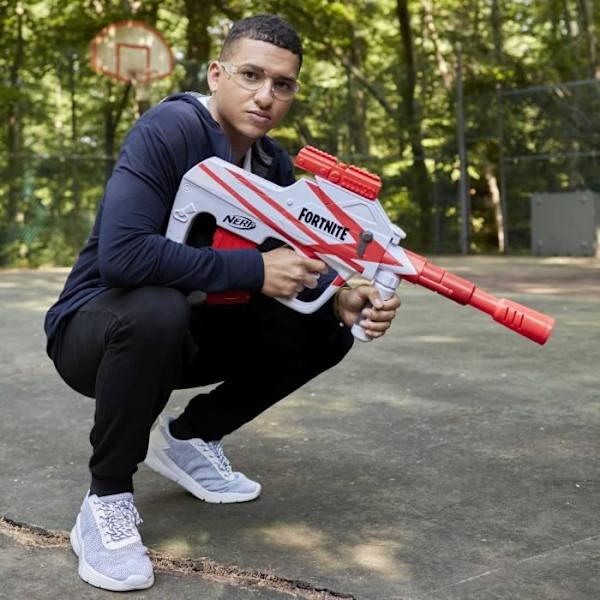 Blaster leksak - Nerf - F2344F02 - Flerfärgad - Fortnite - Skottkraft 27 m Flerfärgad