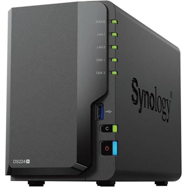 NAS-server - SYNOLOGY - DS224+ - 2 fack