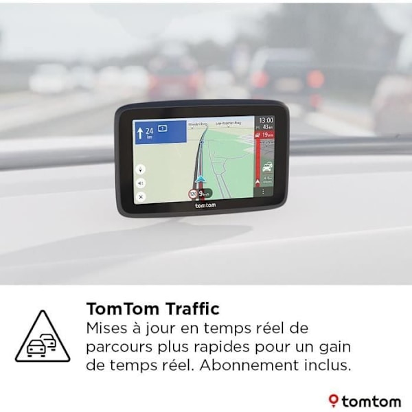 GPS - TOM TOM - GO Advanced - 6 Tum - Karta över världen - TomTom Trafik