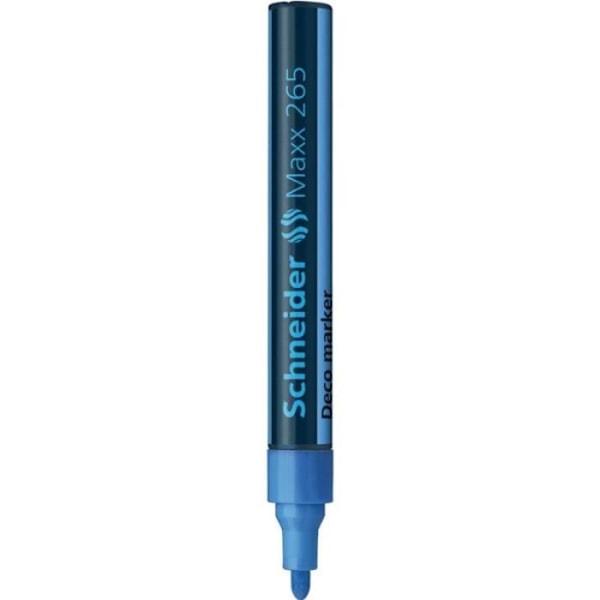Maxx 265 Pte Ogive 2-3 mm ljusblå kritmarkerare - SCHNEIDER - Raderbar - Opaqu Ljusblå