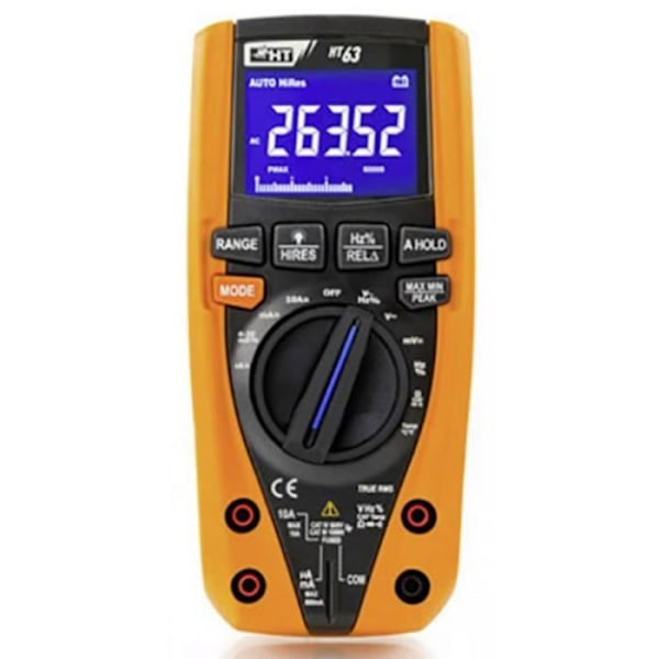 Multimeter - HT Instrument - HT63 - CAT III - CAT IV 600 V - 1000 V