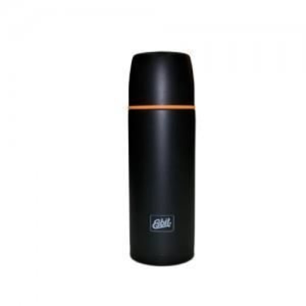 Isolerad flaska - Ej specificerad - 1000 ml - Svart - Med extra kopp - Unisex