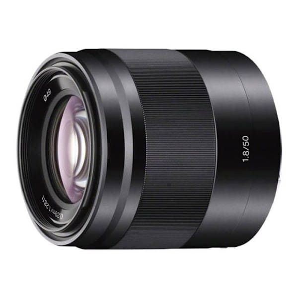 Sony SEL50F18 50 mm f-1.8 Sony E-mount objektiv för NXCAM NEX-EA50, FS700; α NEX 3NL, 3NY, 5T, 5TL, 5TY; a3000; a5000; α6000;...