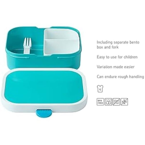 Lunch Box Barn - MEPAL - Modell Space - 750 ml - Fackindelad - Utan BPA Plats