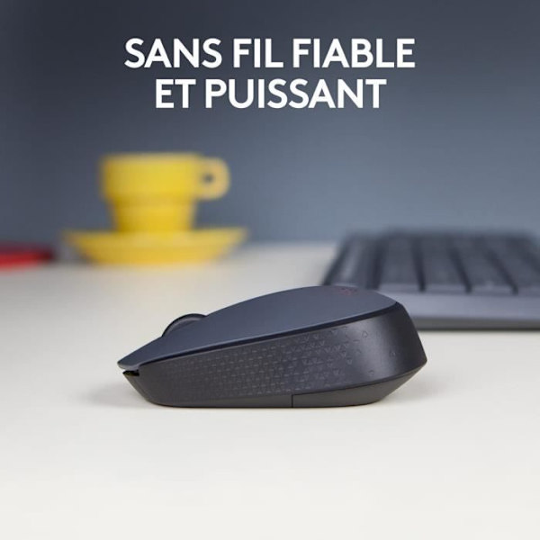 Mus - Trådlös - Logitech - M170 - Ambidextrous - Grå Grå