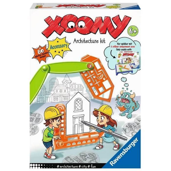 Xoomy Accessory - Ravensburger - Architecture Kit - Blandat - Vit - Från 6 år Unik