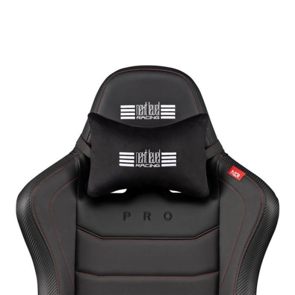 Spelstol - NEXT LEVEL RACING - PRO - PU-läder - Justerbar i höjdled - 4D-armstöd Svart