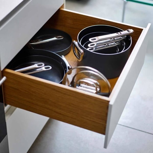 JOSEPH JOSEPH Space Non-Stick kastrull med hopfällbart handtag 15cm Blå Blå