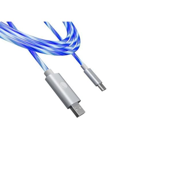 Kabel Led Usb-c 2 Meter | Oniverse-Tillbehör-PS5 Blå, Silver