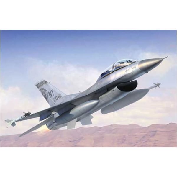 Militärflygplan Modell: F-16 B/D Fighting Falcon Block - TRUMPETER - Modell - 15 år gammal - Pojke - Plast