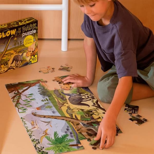 Pussel - Barn - 60 bitar - Dinosaurier - Apli Kids