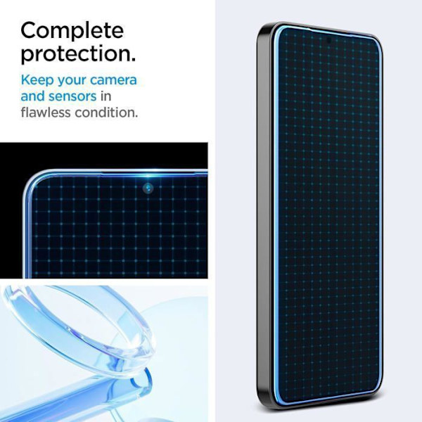 Spigen GLAS.TR EZ FIT 2-Pack - Härdat glas för Samsung Galaxy S24+ (2 stycken) Transparent