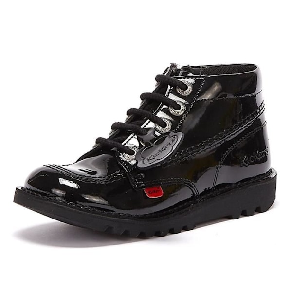 Kängor - Kickers - Kick Hi Zip Patent - Lackläder - Svart - Hög skaft Svart 32