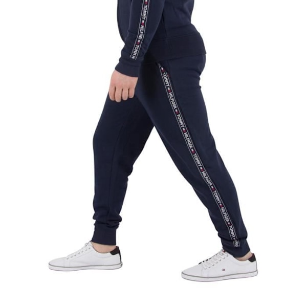 Tommy Hilfiger Joggingbyxor för män, blå Blå XL