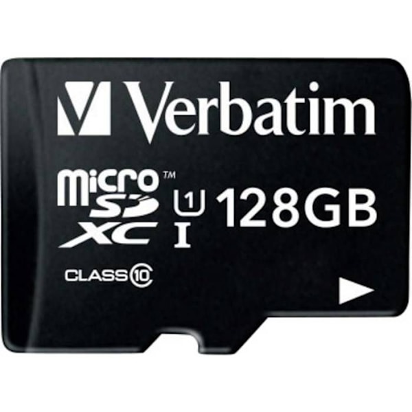 Micro SD-kort - Verbatim - 128GB - Svart