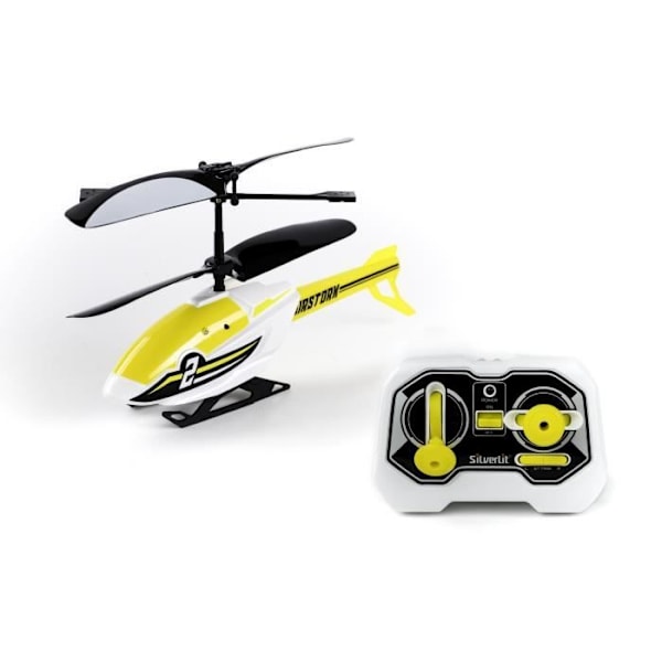 FLYBOTIC - Air Stork - 18 cm fjärrkontrollhelikopter - 2-kanals infraröd teknik inomhusflyg - åldrar 10+ -