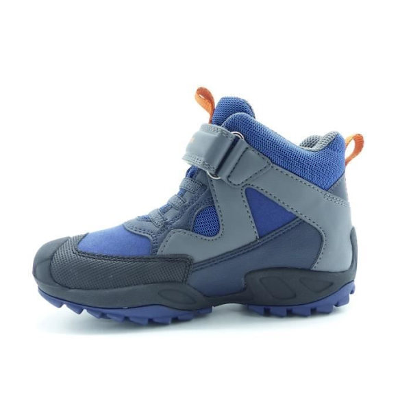Höga sneakers för flickor - GEOX - NEW SAVAGE J841WC - Läder - Marinblå - Scratch Marin 38