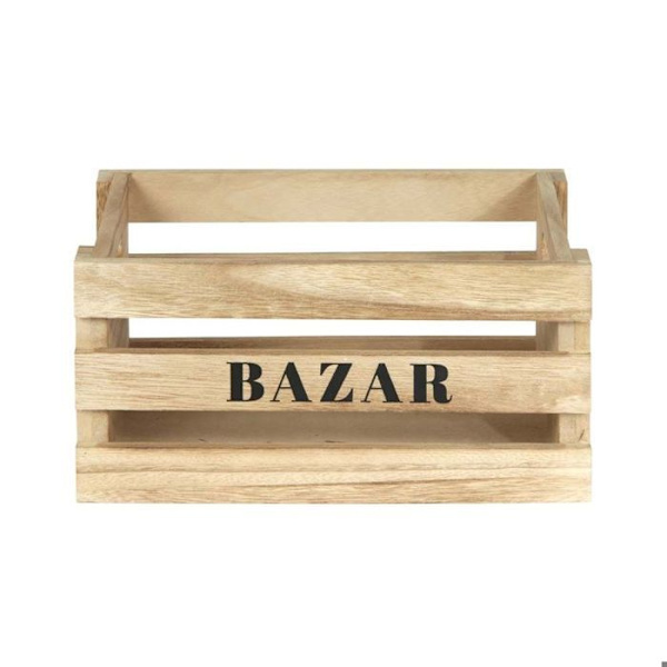 Pack med 3 förvaringslådor Bazar - Olika storlekar - Beige