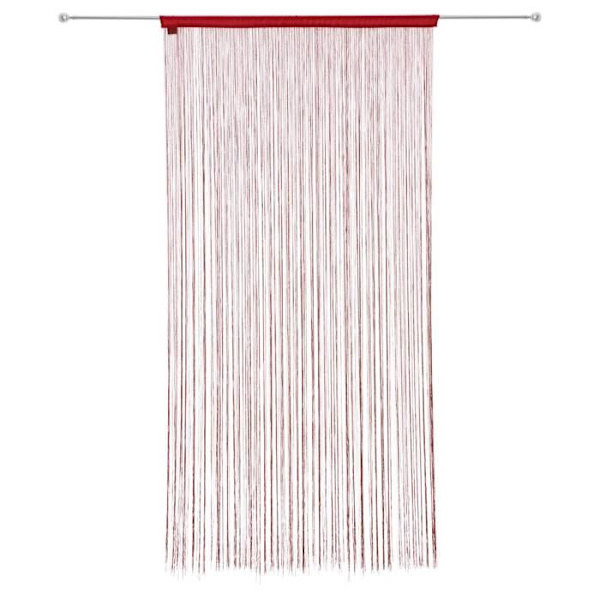 Trådgardin - röd - 90x200 cm - Röd - Atmosphera createur d'interieur Röd