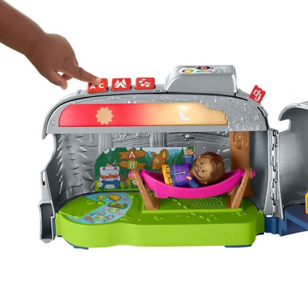 Interaktivt campingpaket - FISHER PRICE - HJN40 - 2 i 1 - Flerfärgade ljus - Gradvis utveckling mångfärgad