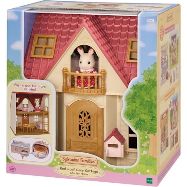 Sylvanian Families - 5567 - Den mysiga bystugan - Från 3 år Flerfärgad