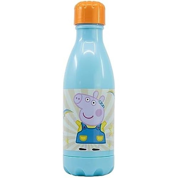 Vattenflaska - STOR - Peppa Pig - 560 ml - Återanvändbar - Utan BPA Flerfärgad