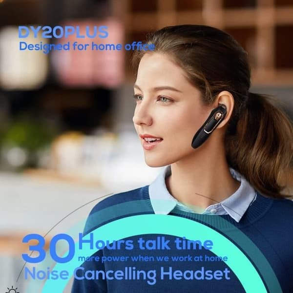 MICOOL Bluetooth-hörlurar V5.4 DY20plus - 36 h samtal, brusreducering, USB-C