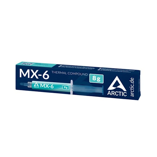 Värmepasta - Arctic - MX-6 - 8g - Optimal värmeledningsförmåga - Minsta värmemotstånd