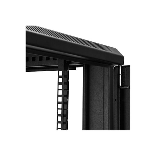 StarTech.com 12U Serverrack 31" Djupt serverskåp Nätverkskåpa 12U Patch Rack 12U 31" Svart Rack