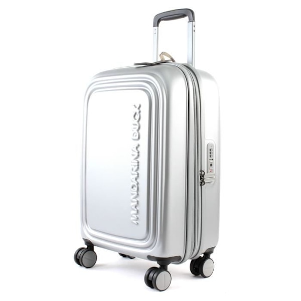 Expanderbar vagn - MANDARINA DUCK - Logoduck S - Silver - 4 hjul - Flexibel Pengar