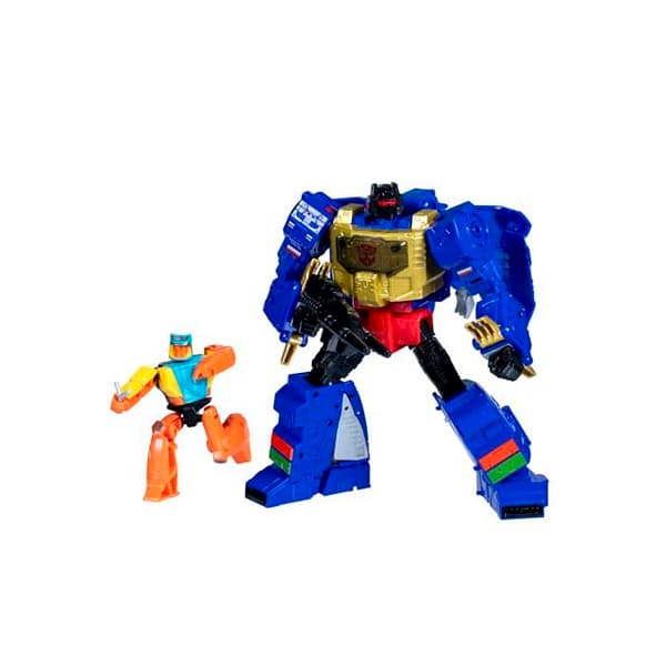 Actionfigur - Transformers - G0487 - Grimlock - 2-i-1 konvertering - Ledad Blå