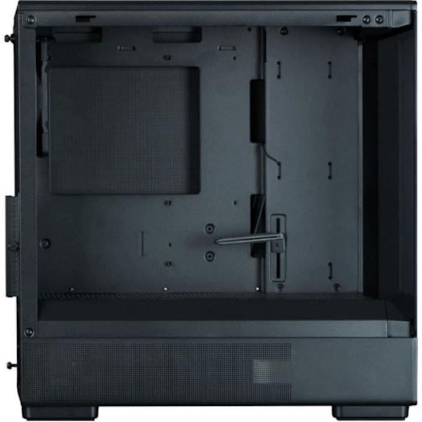 Mini Tower PC-fodral utan strömförsörjning - ZALMAN P10 (svart) - Micro ATX/Mini-ITX - 1x120mm A-RGB - USB-C/3.0/HD Audio - Härdat glas